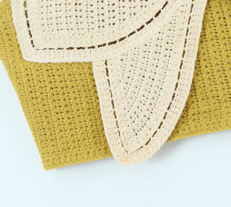 Women Early Spring Bow Embroidered Slip Top Knitted Vest - Image 11