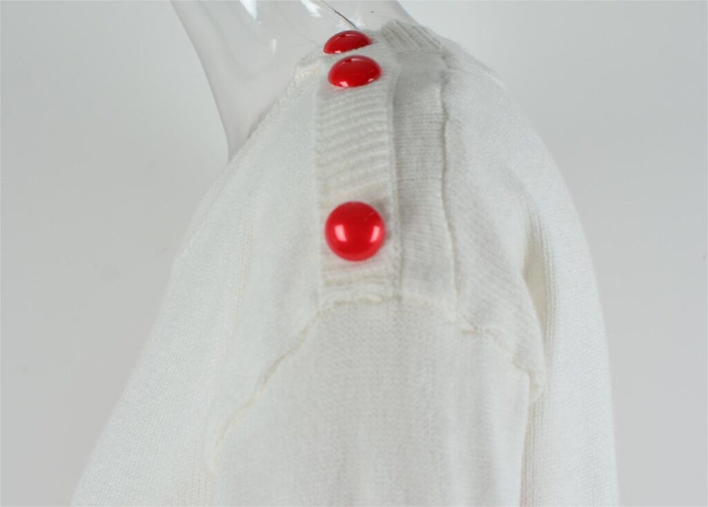Autumn Winter Pullover Patchwork Button Sweater Striped Stitching Knitwear - Image 6