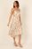Spring Summer Sleeveless Lace up Backless Printed Dress Women  Clothing