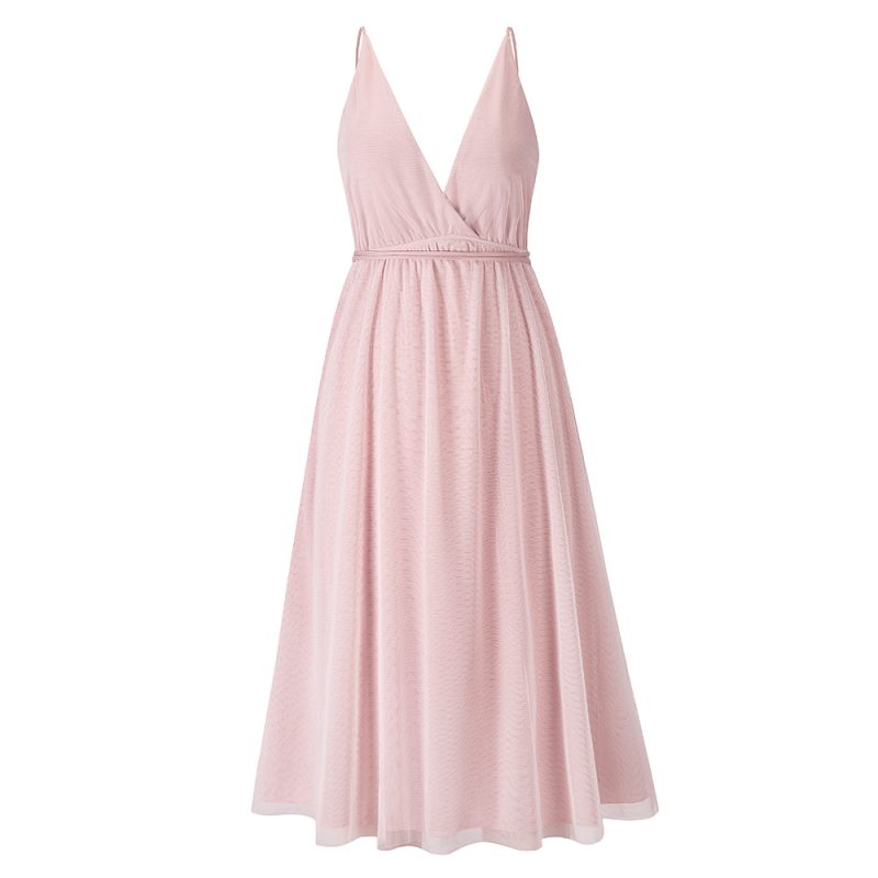 Summer New Cami Dress Sexy Mesh Elegant Dress Dress Bridesmaid Dress - Image 4