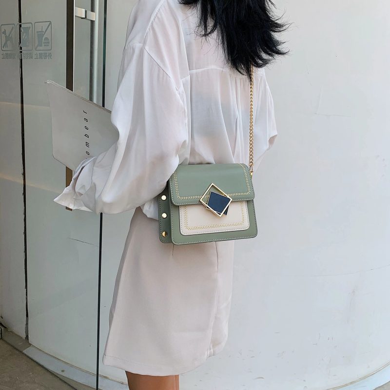 Chain Pu Leather Crossbody Bags For Women - Image 2