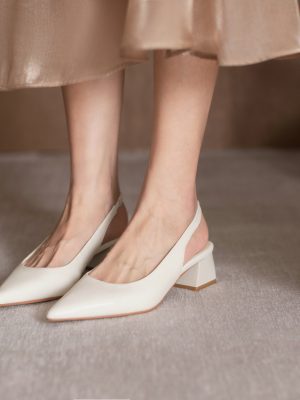 Vanessas Pointed Toe Back Strap Slingback Summer Women Pumps