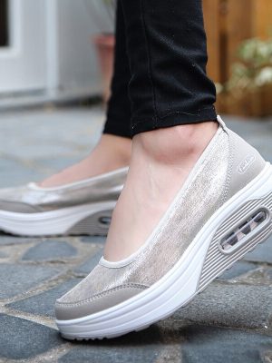 Vanessas Women Sneakers Flats Loafers Sweet Shallow Comfort Sneakers