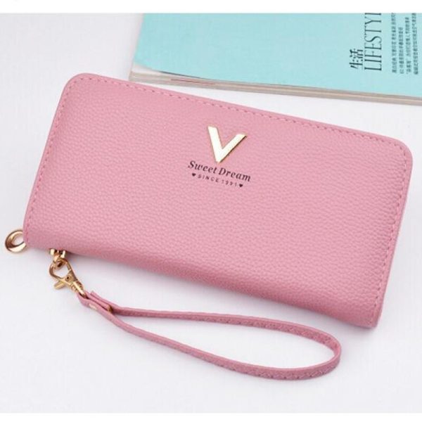 New Luxury Ladies Purses Female Brand Wallets Women Long Zipper Purse Woman Wallet Leather Card Holder - Image 4