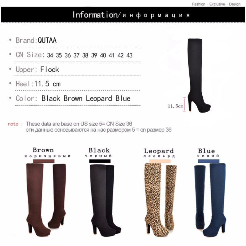 Vanessa's New Women Boots Sexy Fashion Over the Knee Boots - Image 6