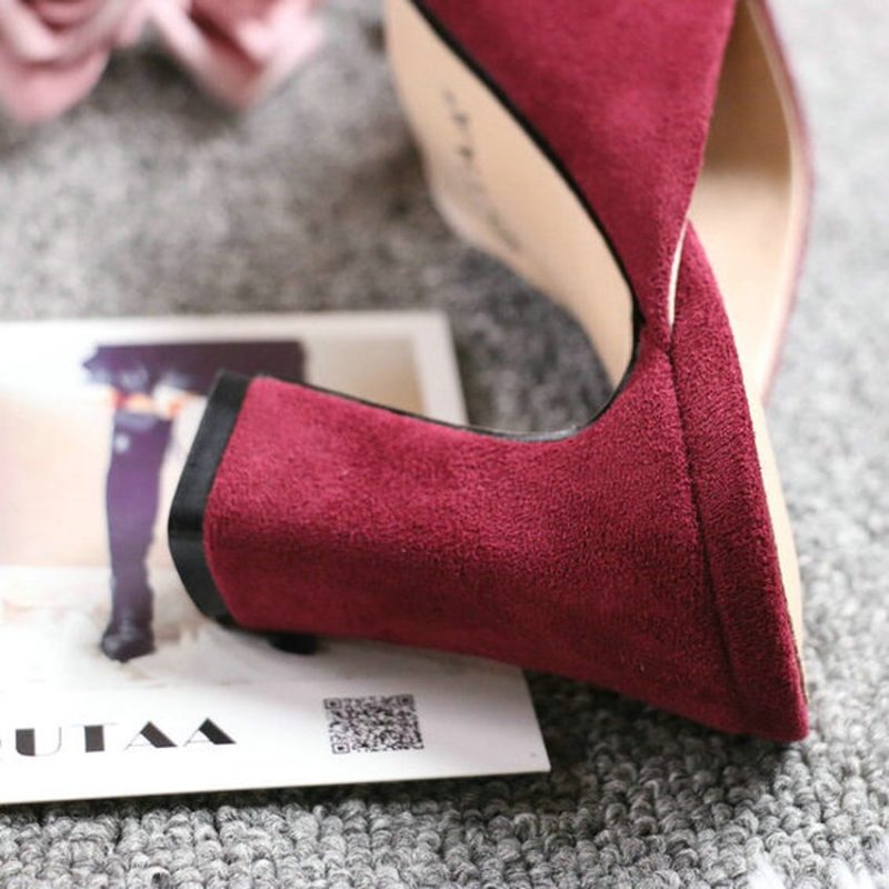 Vanessa's Women Sandals Leopard PU Leather Square Heel Women Pumps - Image 4
