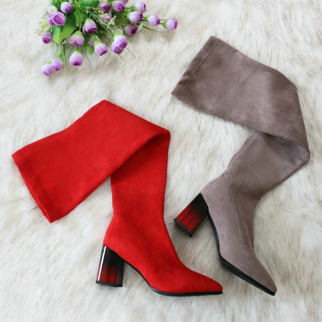 Vanessa's Sexy Pointed Toe Over The Knee Women Boots - Image 4