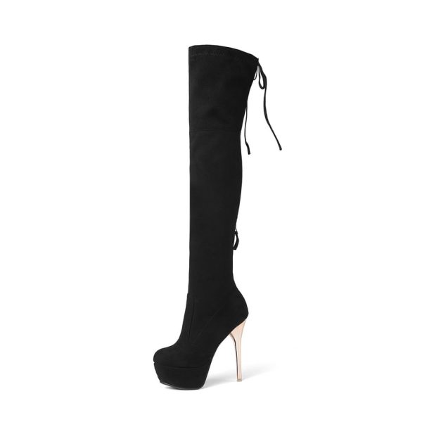 Vanessas Women Over The Knee High Boots Sexy Platform All Match Thin High Heel