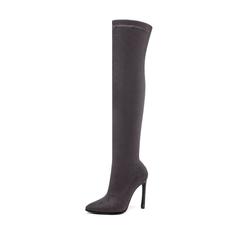 Vanessa's Autumn Winter Women Shoes Pointed Toe Over The Knee High Boots - Image 3