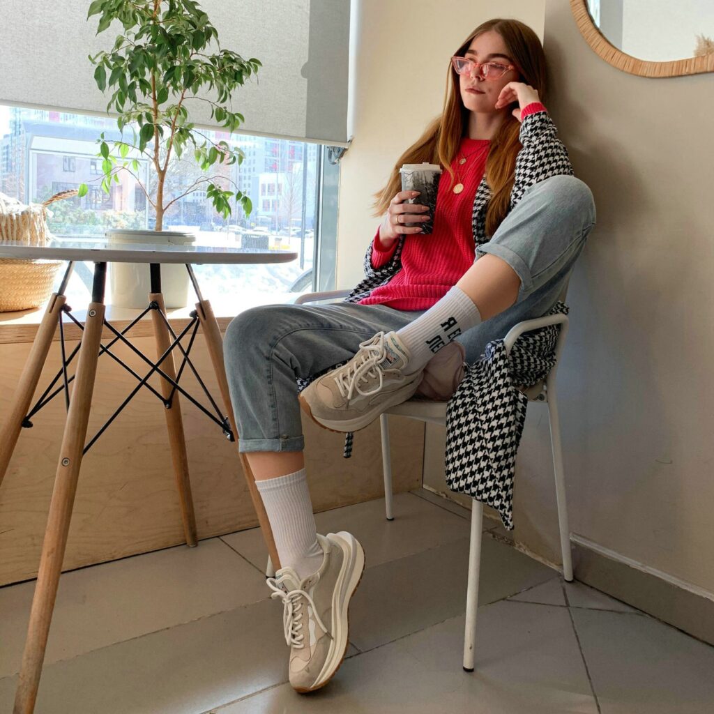 Vanessa's Fashion Women Genuine Leather Sneakers - Image 5
