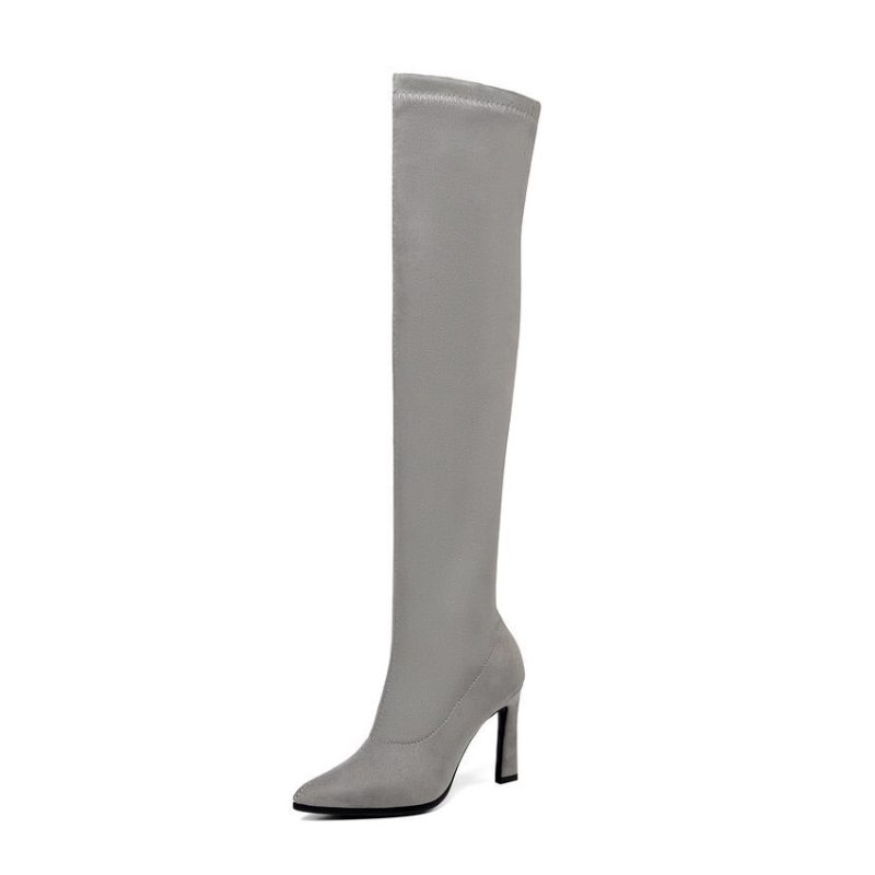 Vanessas High Heel Long Women Boots Autumn Fashion Women Shoes Sexy Pointed Toe - Image 4