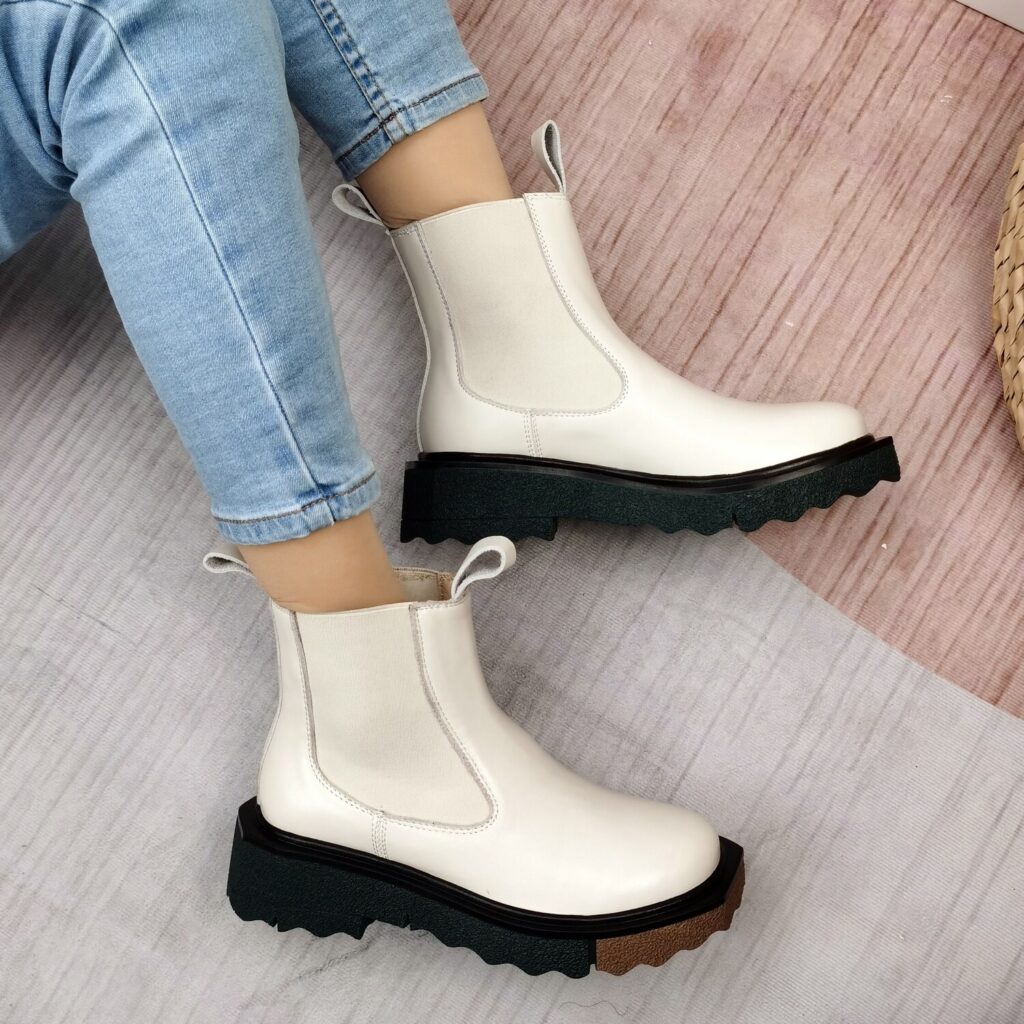 Vanessa's Fashion Ankle Boots Slip On Cow Short Boots 34-40 - Image 4