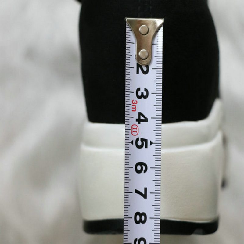 Vanessas Stretch Fabrics Over The Knee Boots Height Increasing Round Toe - Image 6