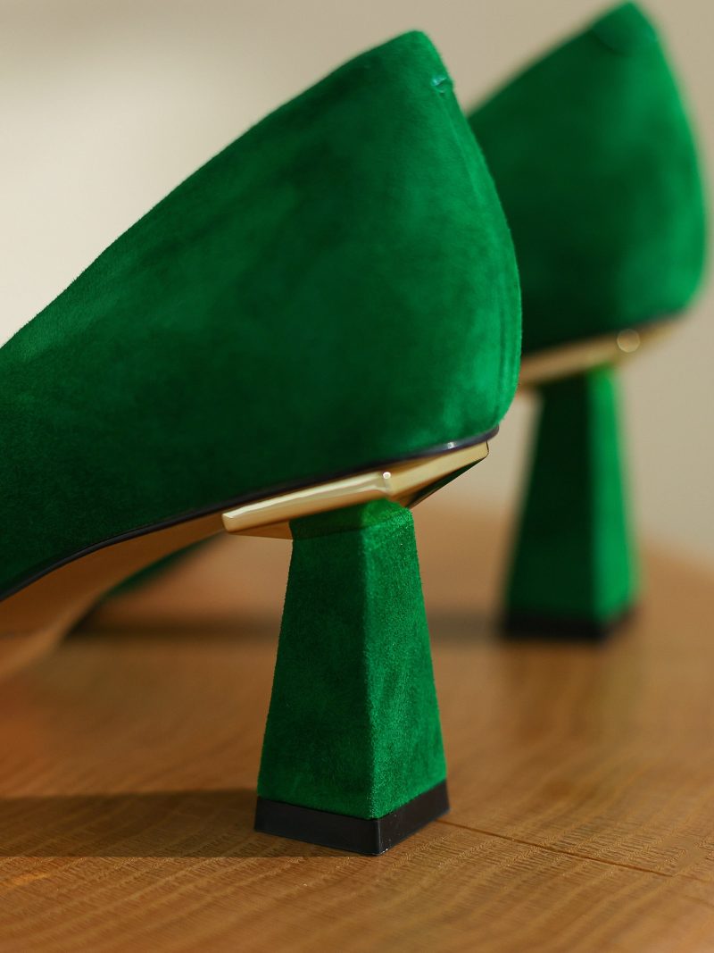 Vanessa's Wedding Spring Summer Women Shoes Fashion High Heels Genuine Leather - Image 3