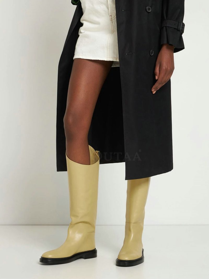 Vanessas 2023 Ins Brand Women Genuine Leather Knee High Boots - Image 5