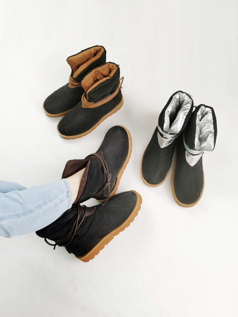 Vanessas 2023 Ins Women Ankle Boots Winter Thick Low Heel Casual Ladies Warm Wool Snow Boots - Image 3