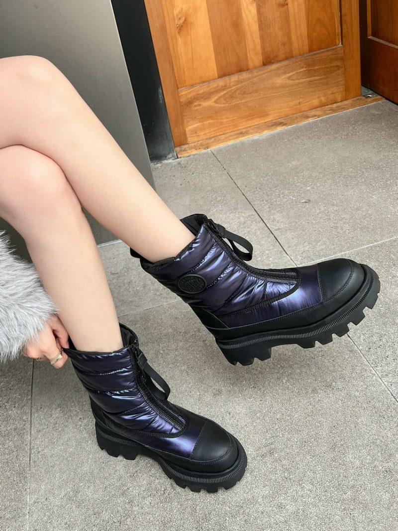 Vanessas 2023 Warm Casual Women Mid Calf Boots Winter Fashion Shoes - Image 4