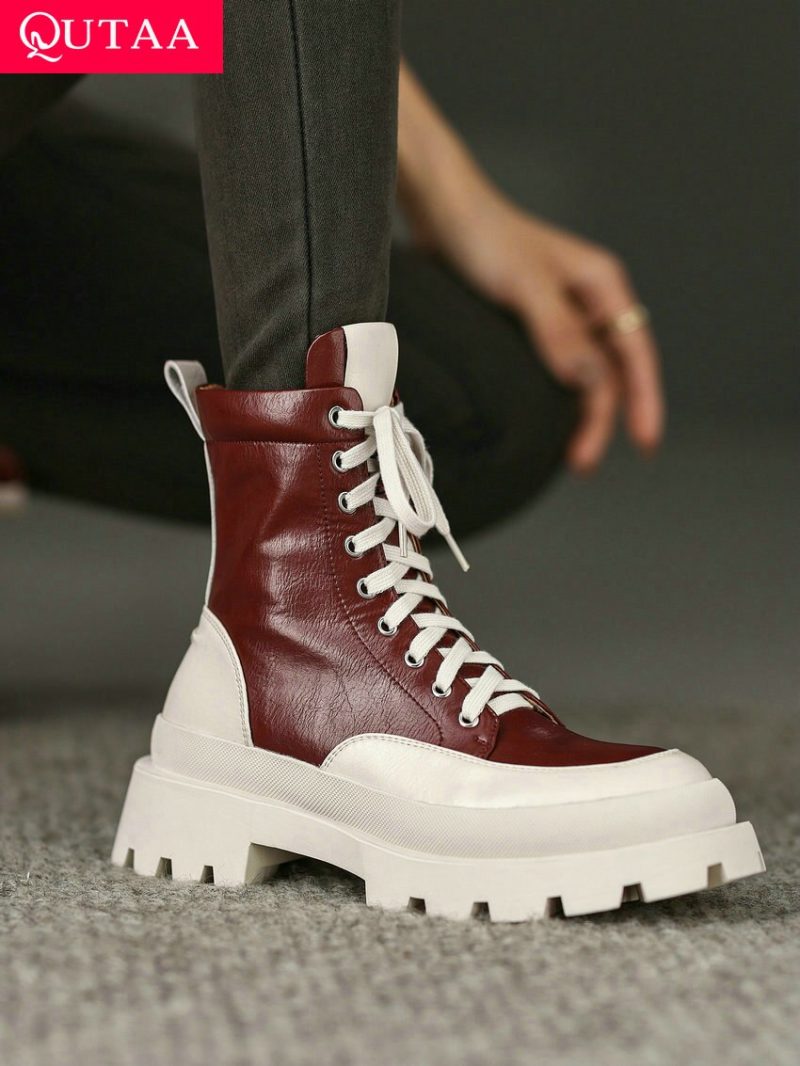Vanessas 2023 Women Genuine Leather Ankle Boots - Image 2
