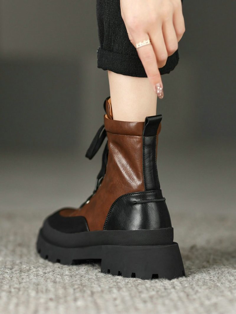 Vanessas 2023 Women Genuine Leather Ankle Boots - Image 5