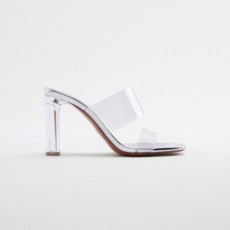Vanessa's Transparent High Heels Sandals Women Shoes - Image 4