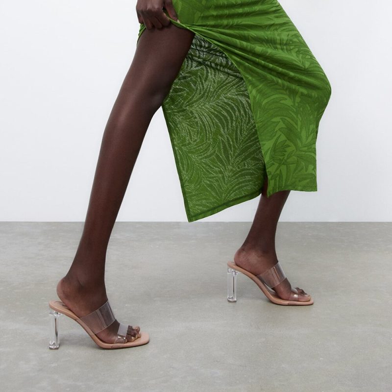 Vanessa's Transparent High Heels Sandals Women Shoes - Image 5