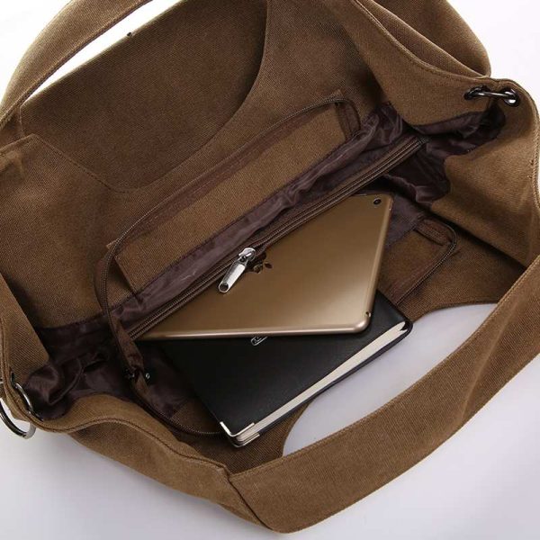 HOT women handbag high quality clutch bag vintage canvas bag female shoulder bag - Image 5