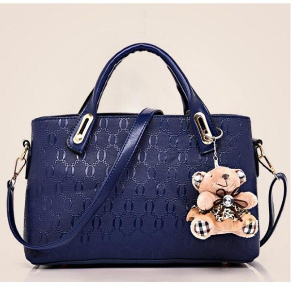 Women Bag Top-Handle Bags Female Famous Brand Women Messenger Bags Handbag Set PU Leather Composite Bag - Image 2