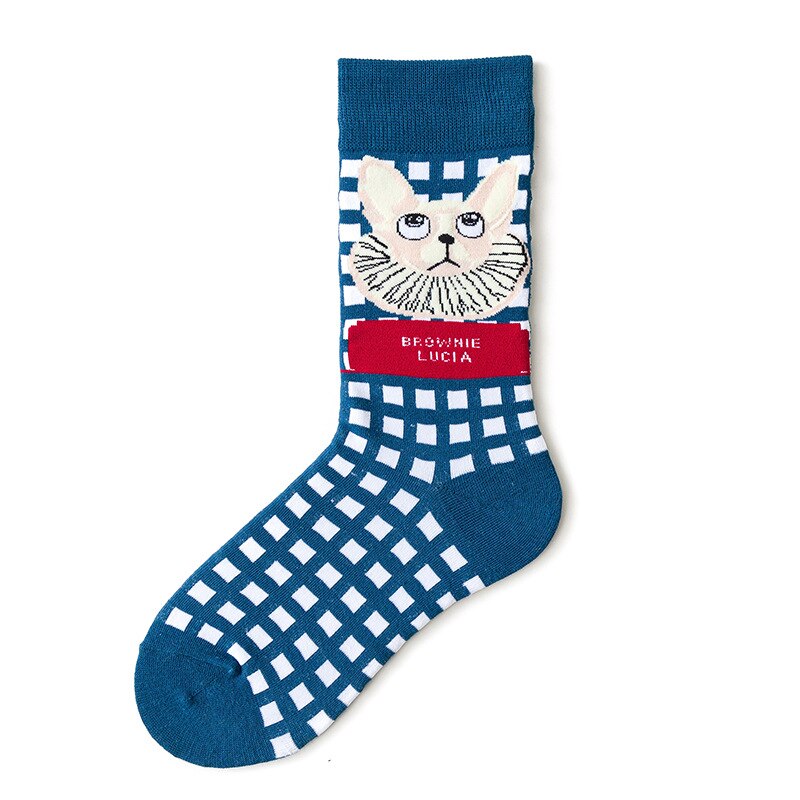 Vanessa's Colorful Vintage Knitted Socks for Women's Cool Style - Image 6