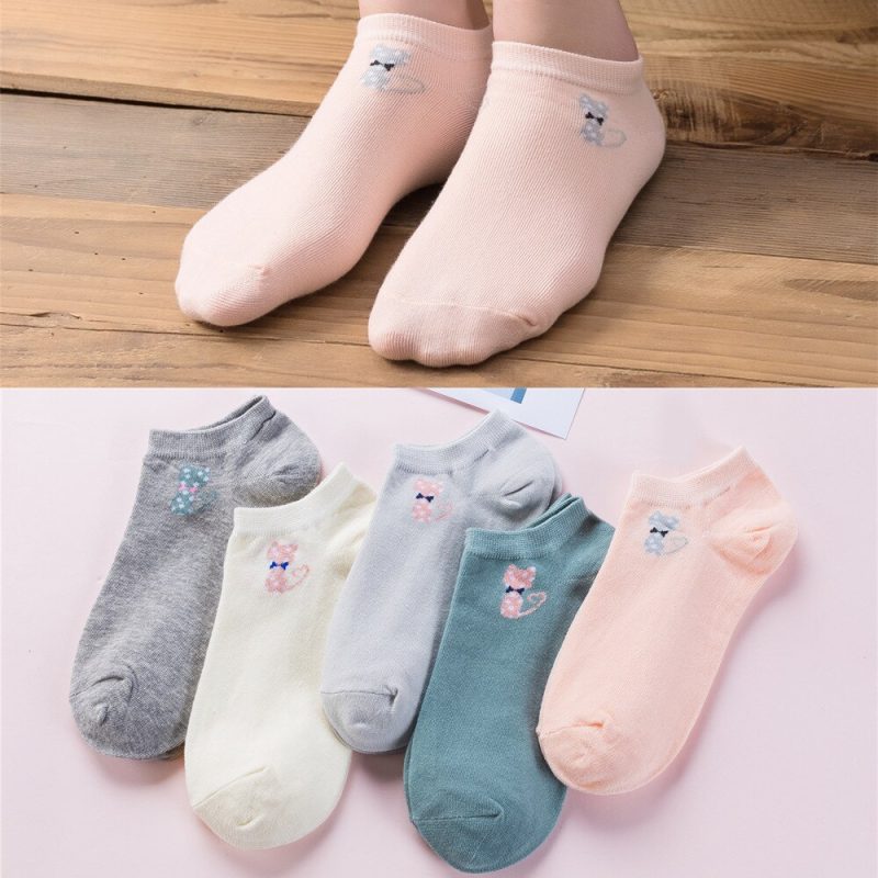 Vanessa's Cartoon Animal Women's Socks - Pack of 5 Pairs - Image 6
