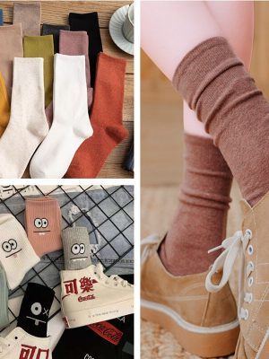 5Pairs/Lot Summer Korea Cartoon Animal Cotton Ankle Socks Women’s Socks