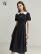 Summer New French Style Women's Dress Peter Pan Collar