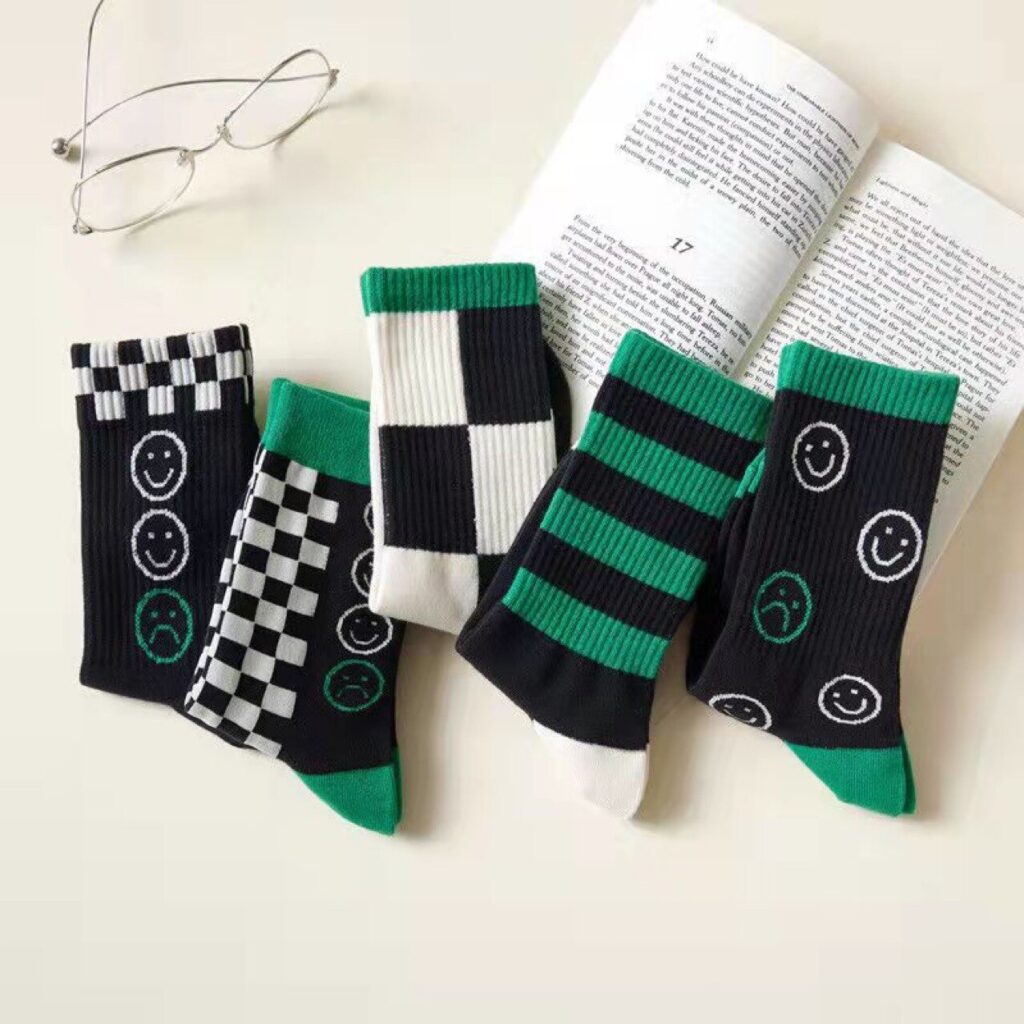 Unisex Hip Hop Unisex Happy Fruits And Cartoon Socks - Image 6