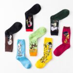 Vanessa's Retro Personality Art Van Gogh Women/Men Socks - Image 3