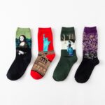 Vanessa's Retro Personality Art Van Gogh Women/Men Socks - Image 5