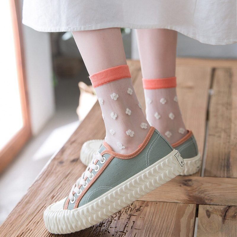 Vanessa's Fruit Ultra thin Glass Silk Socks - Image 2
