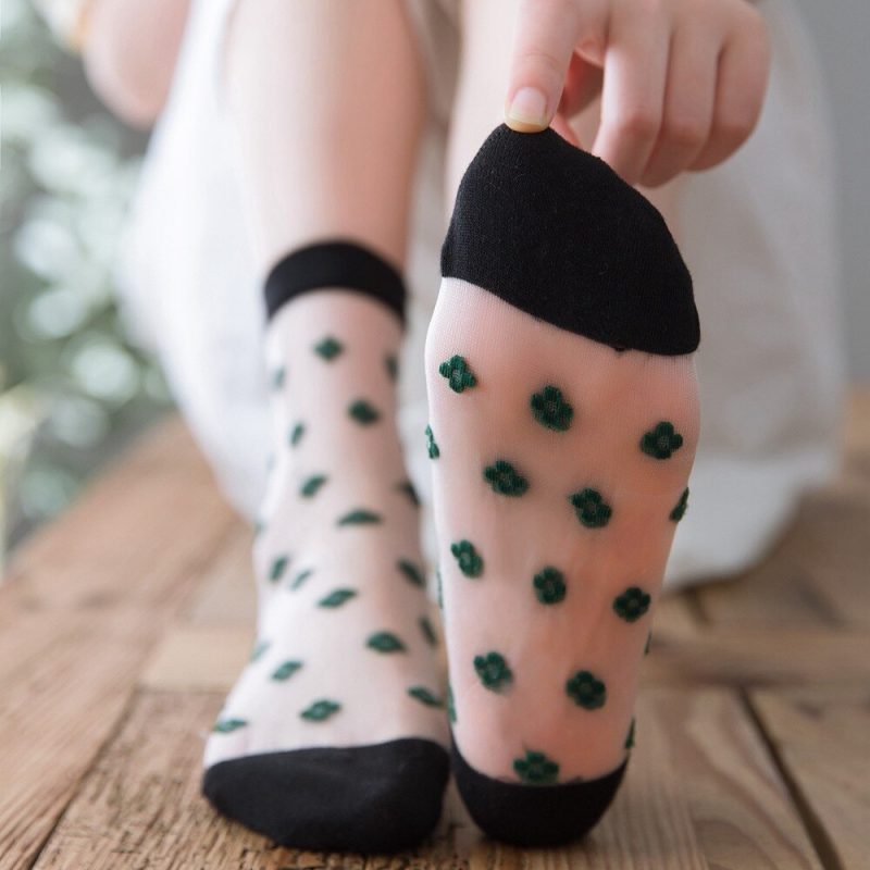 Vanessa's Fruit Ultra thin Glass Silk Socks - Image 3