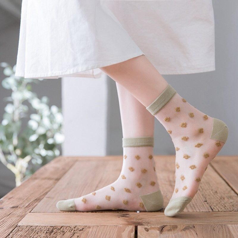 Vanessa's Fruit Ultra thin Glass Silk Socks - Image 4