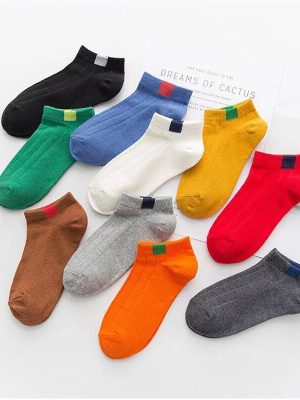 New Short Socks Female Japanese Imitation Cloth Standard Female Socks