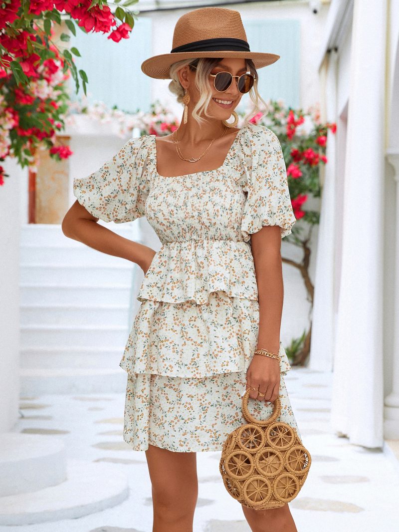Spring Summer Eaby Smocking Girl Dress - Image 6