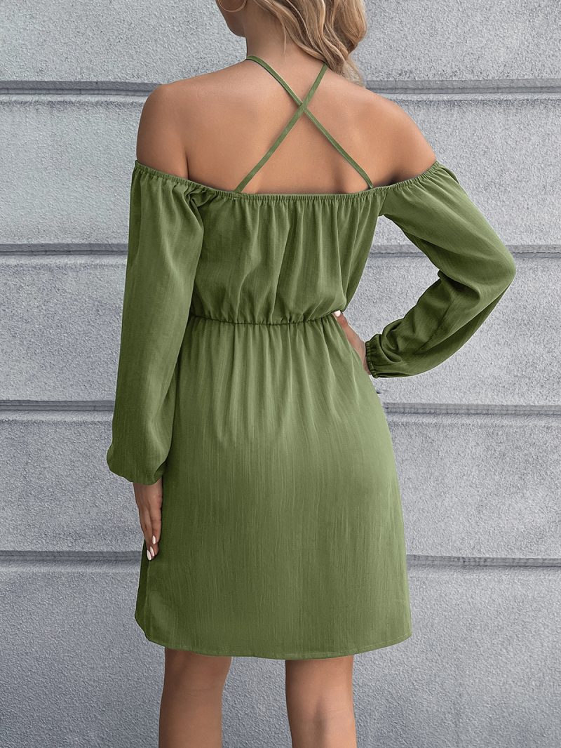 Women Clothing Spring Dress Women Sexy Backless Halter Dress Women - Image 6