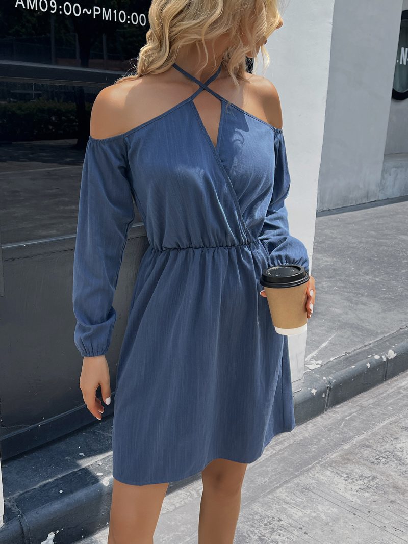 Women Clothing Spring Dress Women Sexy Backless Halter Dress Women - Image 5