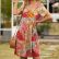 Summer Bohemian Vacation Beach Neckline Lace Short Sleeve Dress for Women