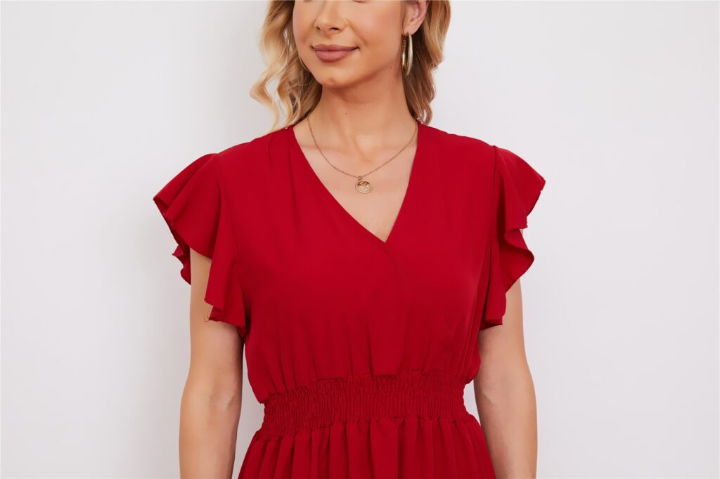 V-Neck Vacation Dress for Summer - Image 6