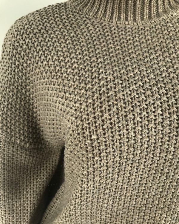 Autumn Winter Thick Thread Turtleneck Pullover - Image 9