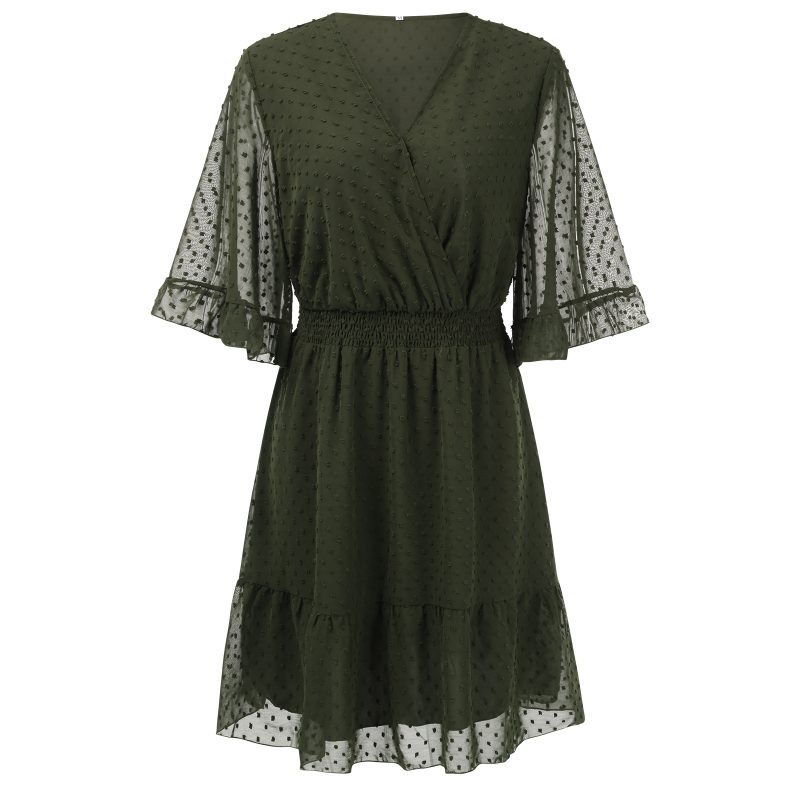 Elegant Summer Chiffon Dress - Image 4