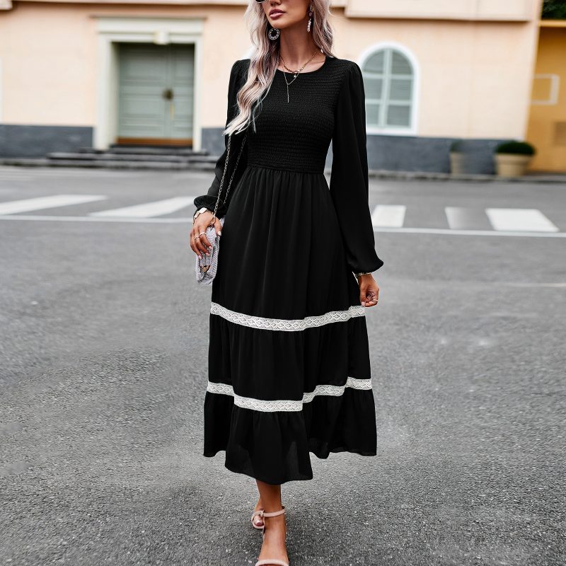 Elegant Long Sleeve Dress - Image 3