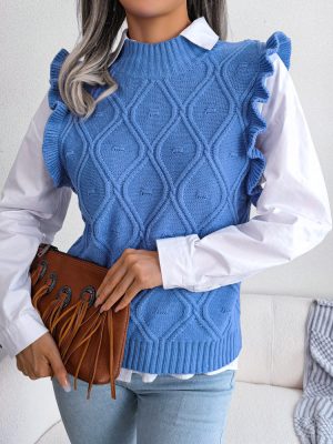 Diamond Knitted Vest