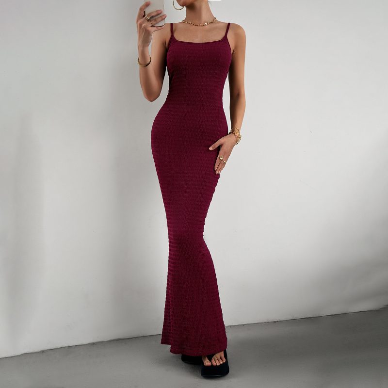 Sheath Slim Fit Knitted Dress - Autumn/Winter - Image 3