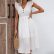 Summer Casual Wooden Ear Waist Maxi Dress