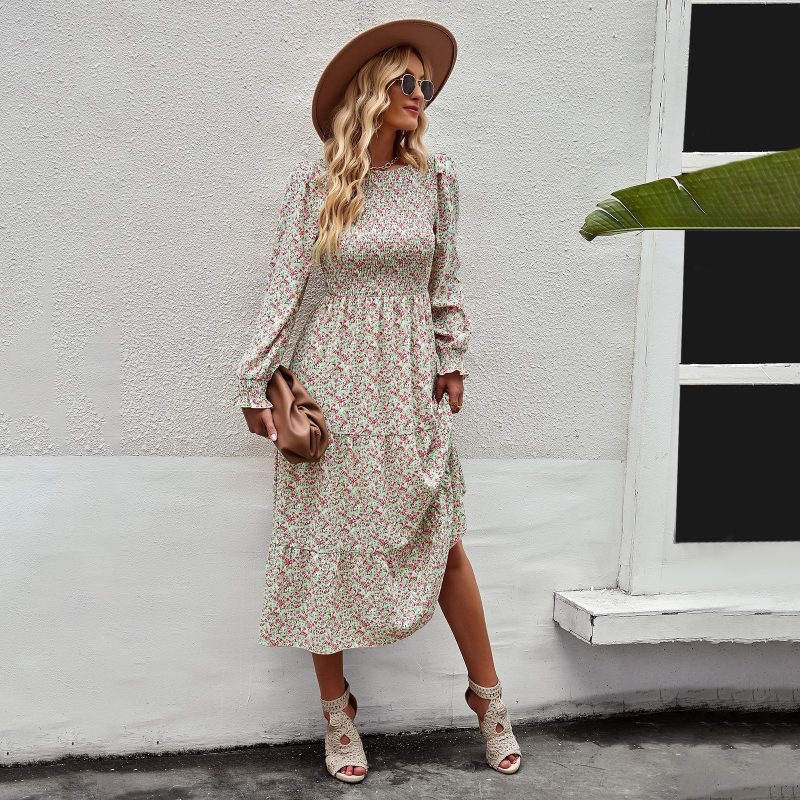 Four Seasons Floral Long Sleeve Dress - Image 2